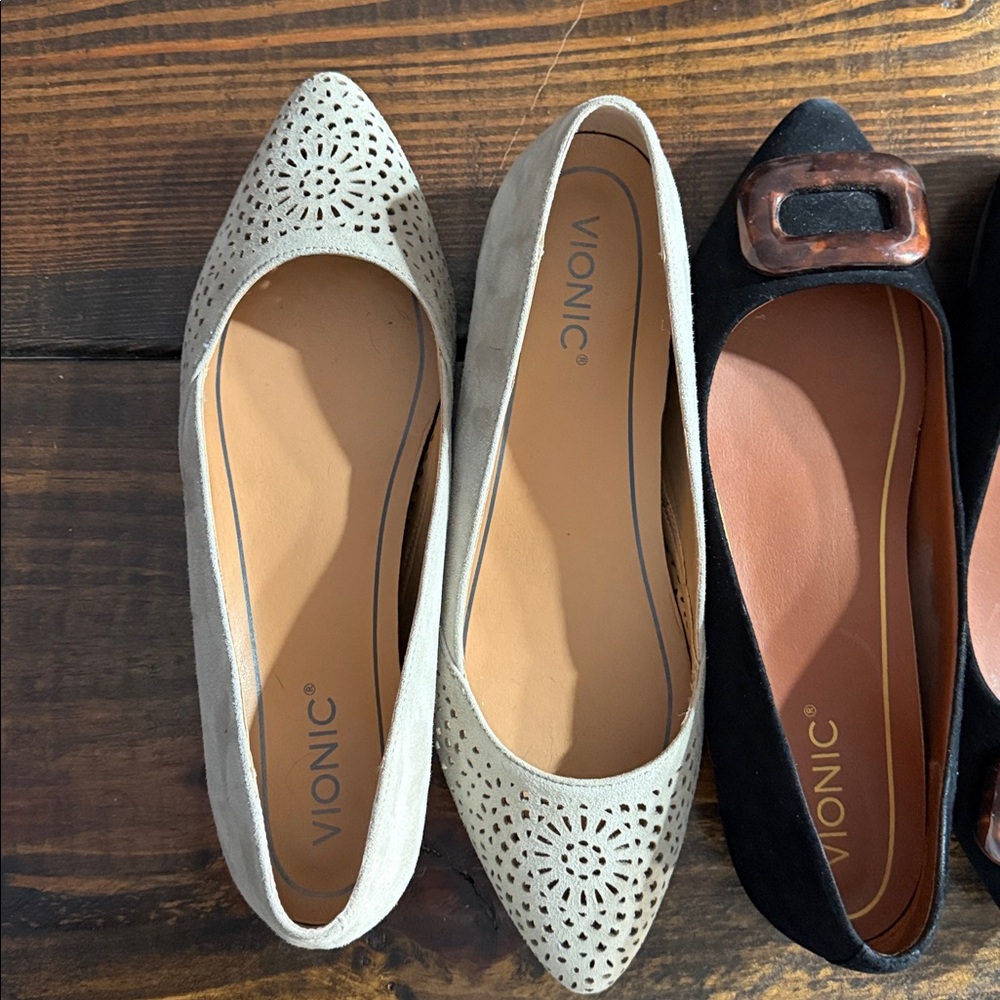 3 Pair Vionic Flats Women’s Size 8.5 - Picture 5 of 5